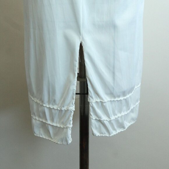 Vintage 1960s Half Slip, American Maid White Nylon, Size Petite - Picture 7 of 10
